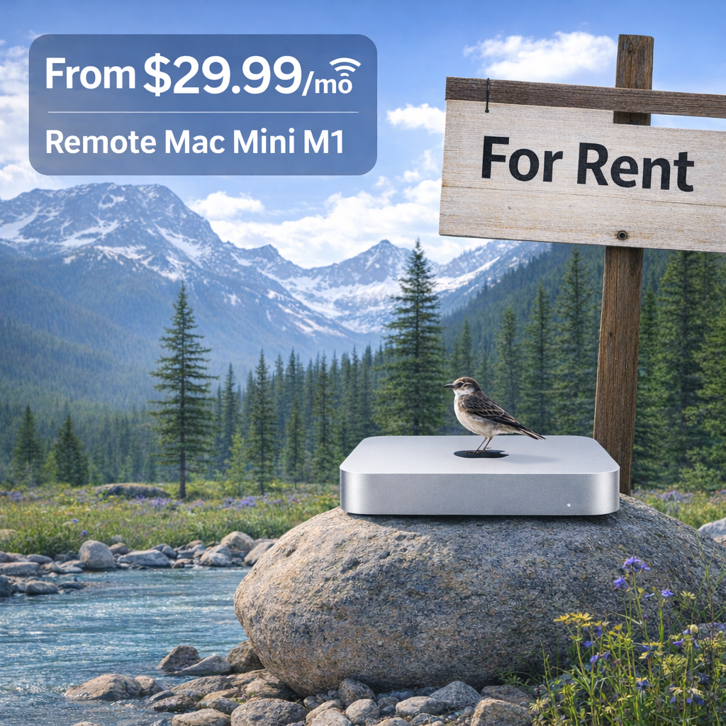 Remote Access: Mac Mini M1 Rental — Dedicated Admin Access