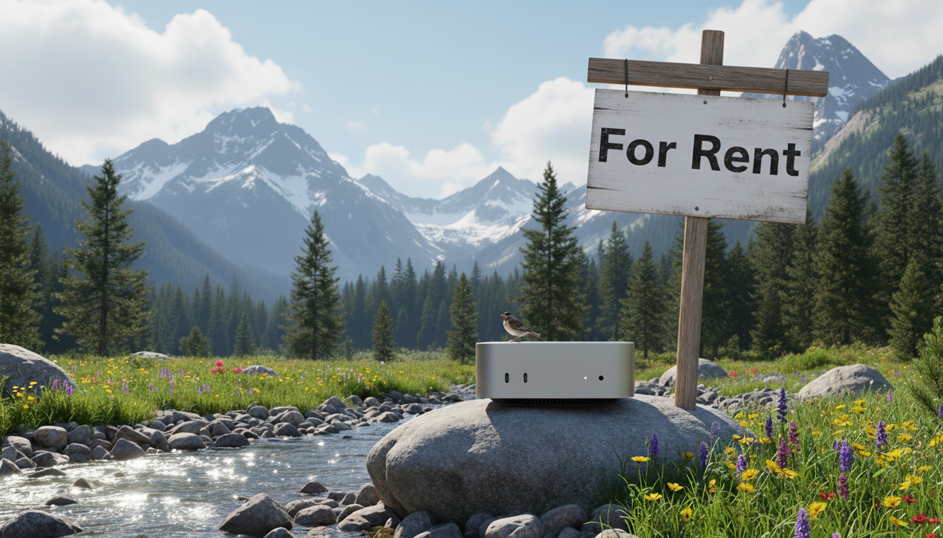 Physical Device: Rent 12v DC‑Powered Mac Mini M4 | Mobile & Off‑Grid Mac Rental