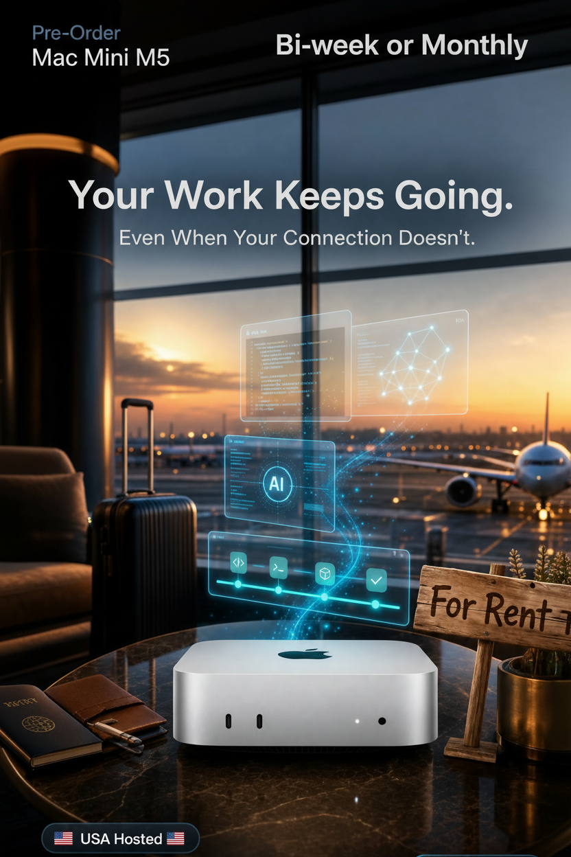 Pre-Order:Rent a Mac Mini M5 PRO or M6 — Remote Mac Rental with Full Admin Access