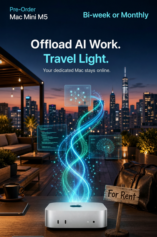 Pre-Order:Rent a Mac Mini M5 PRO or M6 — Remote Mac Rental with Full Admin Access