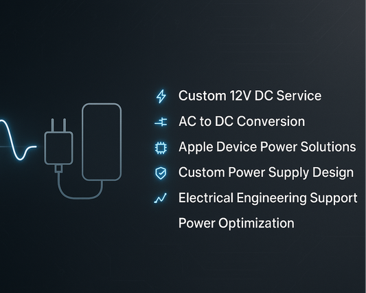 Email Consultation: Custom 12V DC Power Conversion Service for Apple Devices