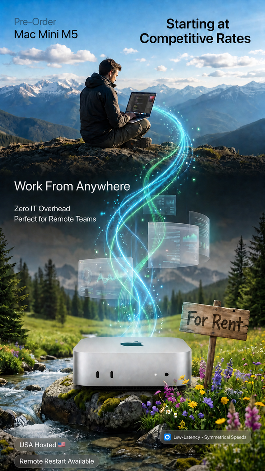 Pre-Order:Rent a Mac Mini M5 PRO or M6 — Remote Mac Rental with Full Admin Access