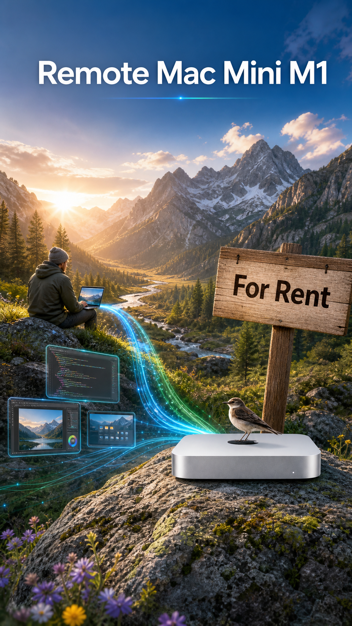 Remote Access:  Mac Mini M1 Rental — Dedicated Admin Access