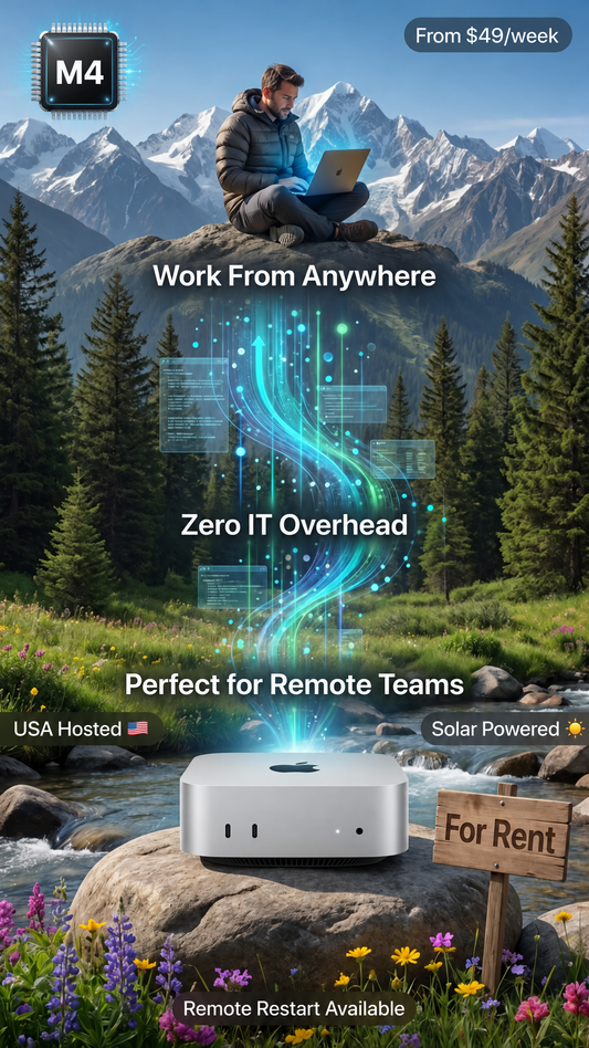 Rent Mac Mini M4— Remote Dedicated Hardware, Full Admin Access